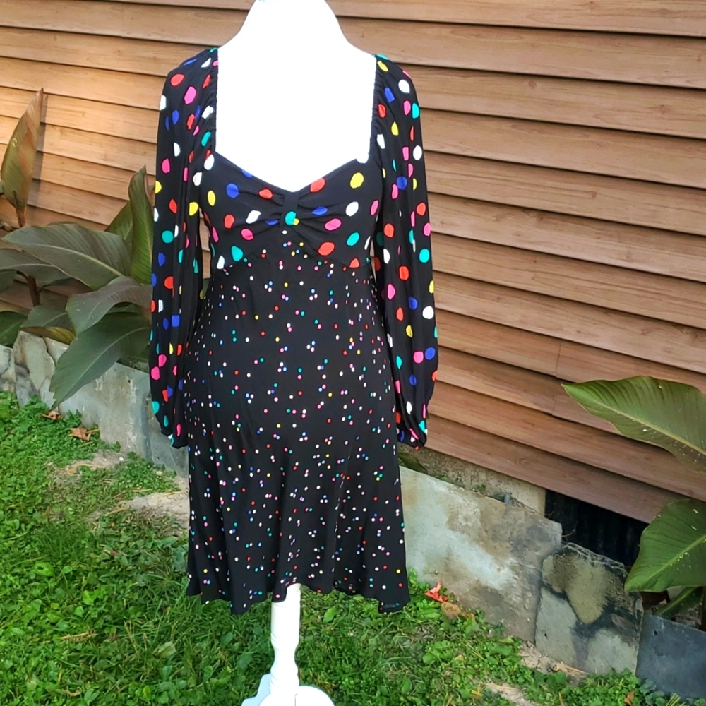 NWT! Rixo for Target polka dot dress, size 4